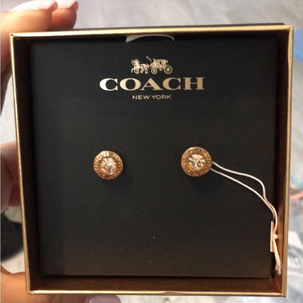NWT coach earrings